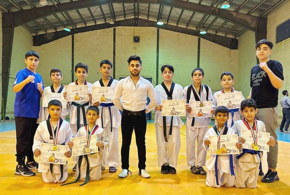 قهرمانی تکواندوکاران فیشوری در تیم منتخب تکواندو دانش آموزی  در مسابقات شهرستان مهر